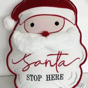 Almofada Noel verm/bco 33x45cm