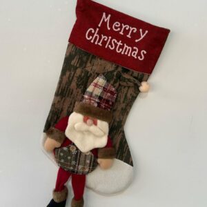 Meia Noel Merry Chistmas 50cm