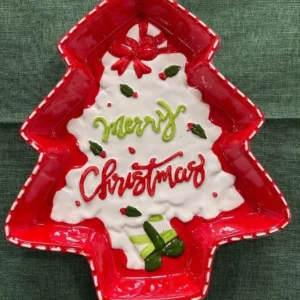 Petisqueira Merry Christmas 23x19,5x3cm