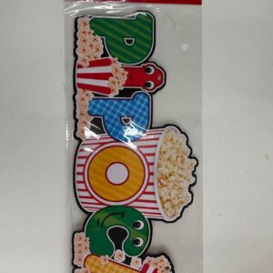 Placa de papelão Barraca de Pipoca 38x19cm