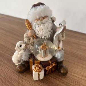 Resina Noel com globo 15cm