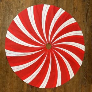 Saia para árvore Candy Cane 100cm