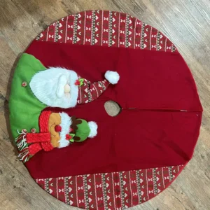 Saia para árvore Noel e Rena 105cm