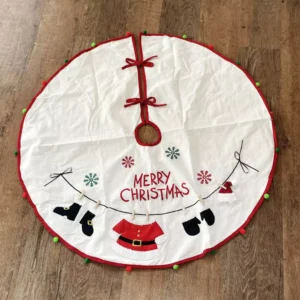 Saia para árvore varal cru e verm 100cm