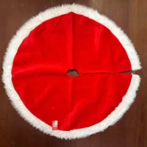 Saia para árvore vermelha com branco 120cm