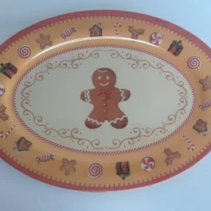 Travessa oval Ginger de melamina 35,5cm