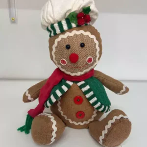 Boneco ginger chapéu confeiteiro 26cm