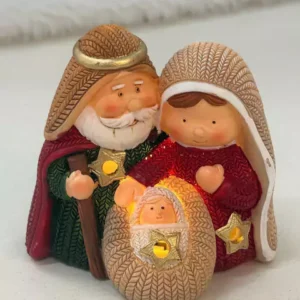 Sagrada Família em resina com led