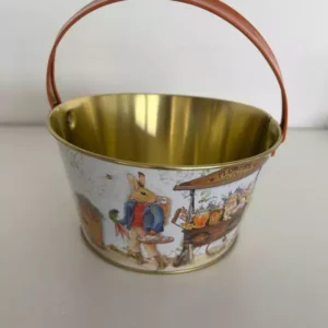 Balde metal sortido 19,5x10cm