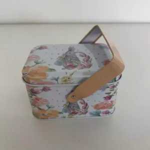 Lata com alça sortida 10,5x8x6cm