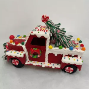 Caminhonete de doces vermelha