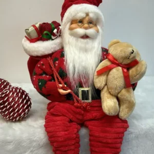 Papai Noel sentado Matelassê