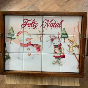 Bandeja de Natal 43 x 33cm