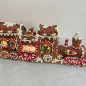 Trenzinho de doces em resina com led