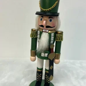 Quebra nozes verde com espada 24cm