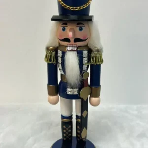 Quebra nozes azul com espada 24cm