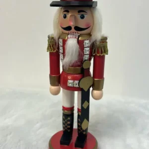 Quebra nozes vermelho com espada 24cm