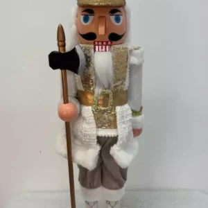 Quebra nozes bco/dour machado 60cm