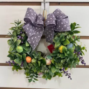 Mini Guirlanda com ovinhos e passarinho 20cm