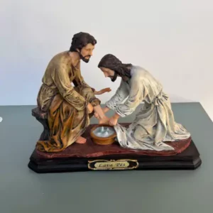 Lava pés em resina 35x25cm