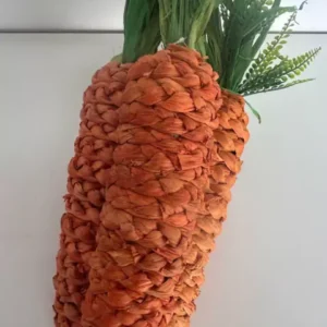 Trio de cenouras de palha 20x50cm