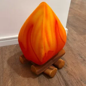 Fogueira decorativa de espuma pequena 25x40cm