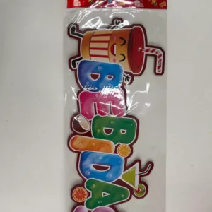 Placa de papelão Barraca de Bebidas 38x19cm