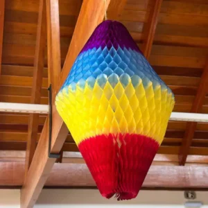 Balão oriental papel crepom 48cm