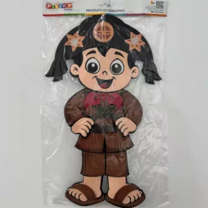 Menino de EVA para parede 34x53cm