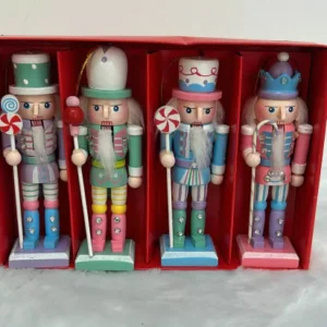 Quebra nozes candy color com 4 unid. 13cm