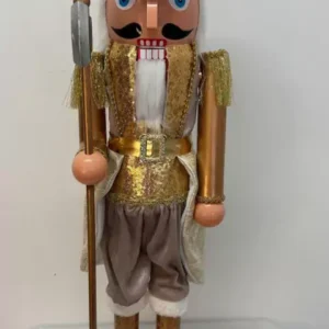 Quebra nozes dourado com machado 80cm