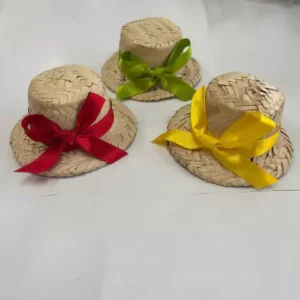Mini chapéu decorado 11,5x5cm