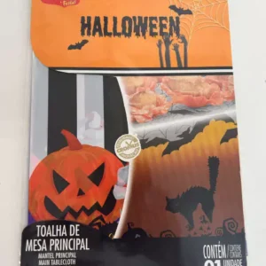 Toalha plástica de mesa Halloween 1,18 x 1,80cm