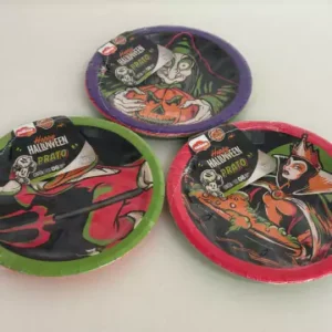 Prato descartável pequeno vilãs Disney 8 unid sortidas