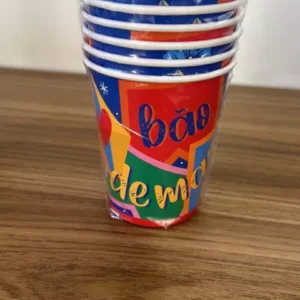 Copo descartável Bão Demais 240ml 8unid.
