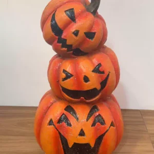 Trio abóboras de cerâmica 44cm