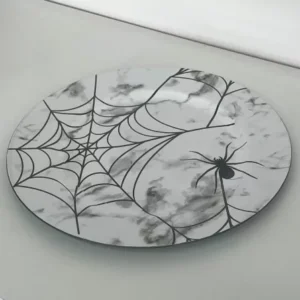 Sousplat teia de aranha branco