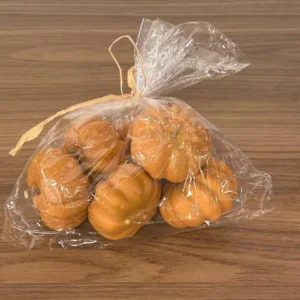 Kit mini abóboras com 6 unid.