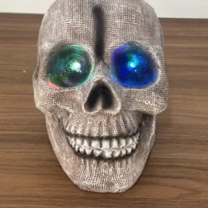 Crânio de resina com led
