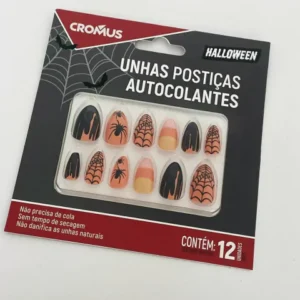 Unhas postiças Noite de Halloween