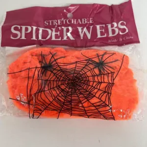 Teia de aranha laranja