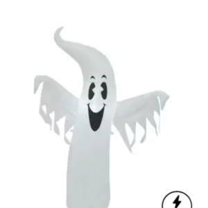 Inflável Fantasma branco com leds 1,22m