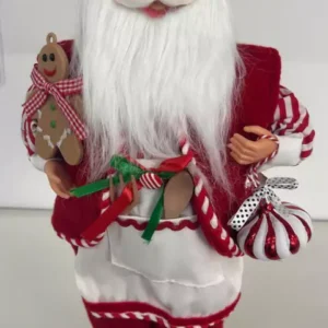 Papai Noel Chef em pé 45cm