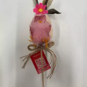 Pick com pintinho rosa 31cm