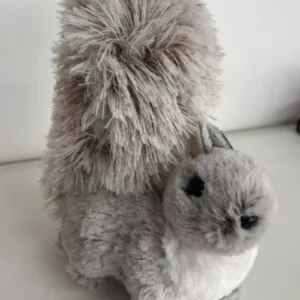 Esquilo cinza peludinho 23cm