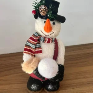 Boneco de neve com chapéu 22cm