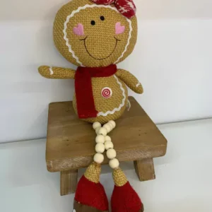 Boneca ginger sentada 40cm