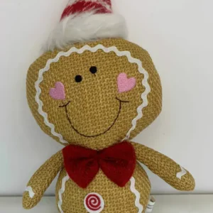 Boneco ginger sentado 21cm