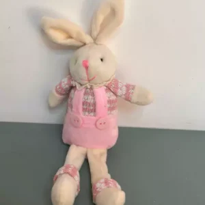 Coelha sentada rosa 22cm