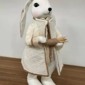 Coelho realeza bege 47cm